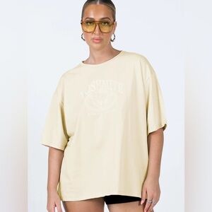 Princess polly Yosemite yellow vintage oversized graphic tee size 2 small